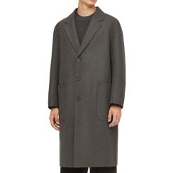 Mens Business Long Wool Coat